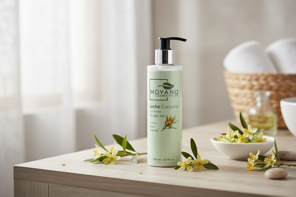 Lotion pour le corps à l'huile d'argan biologique