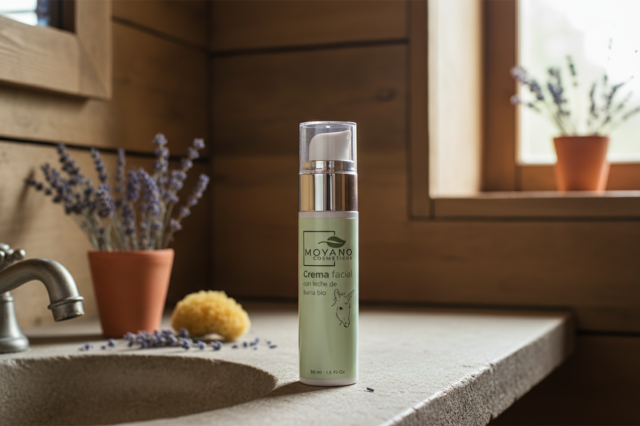 Crema facial con leche de Burra Bio