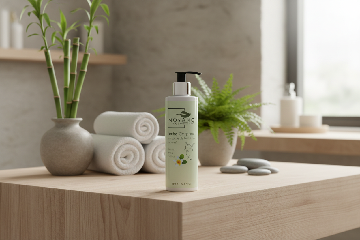 Lait corporel au lait d'ânesse bio et au monoï