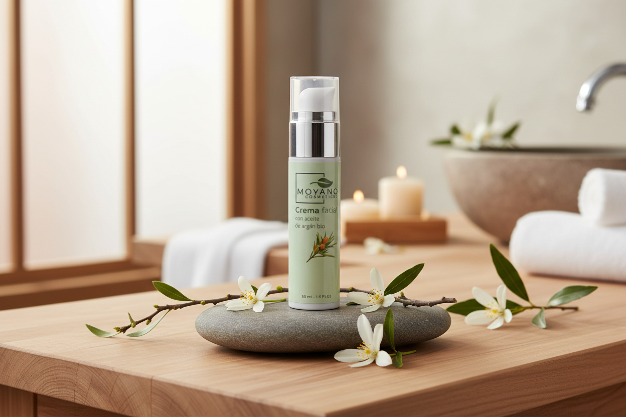 Crema facial con aceite de Argán Bio