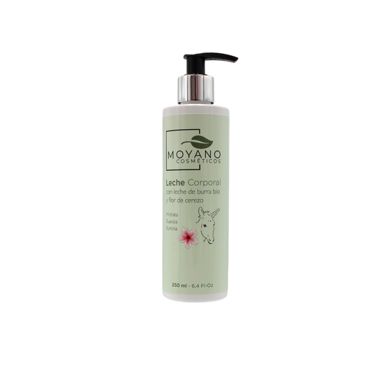 Leche Corporal con leche de Burra Bio y Flor de Cerezo