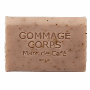 Jabón exfoliante corporal con posos de café